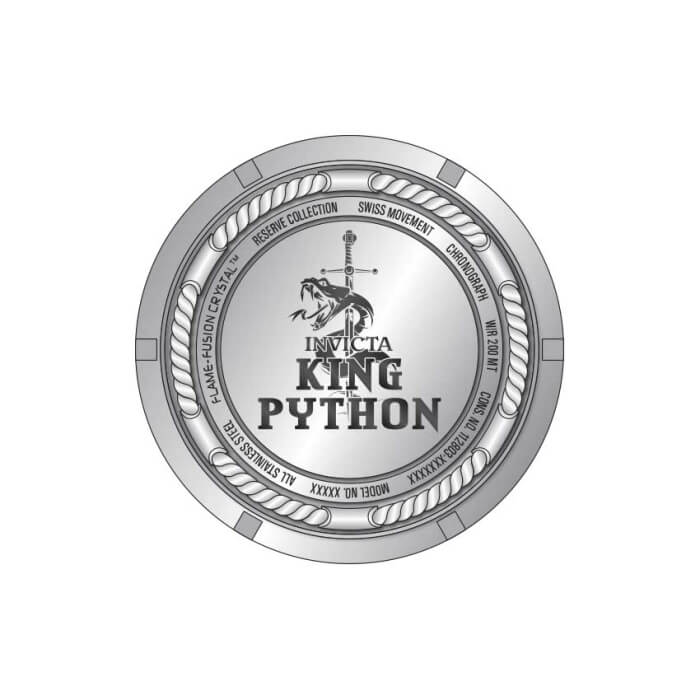 Ceas bărbătesc Invicta King Python Reserve, fabricat în Elveția