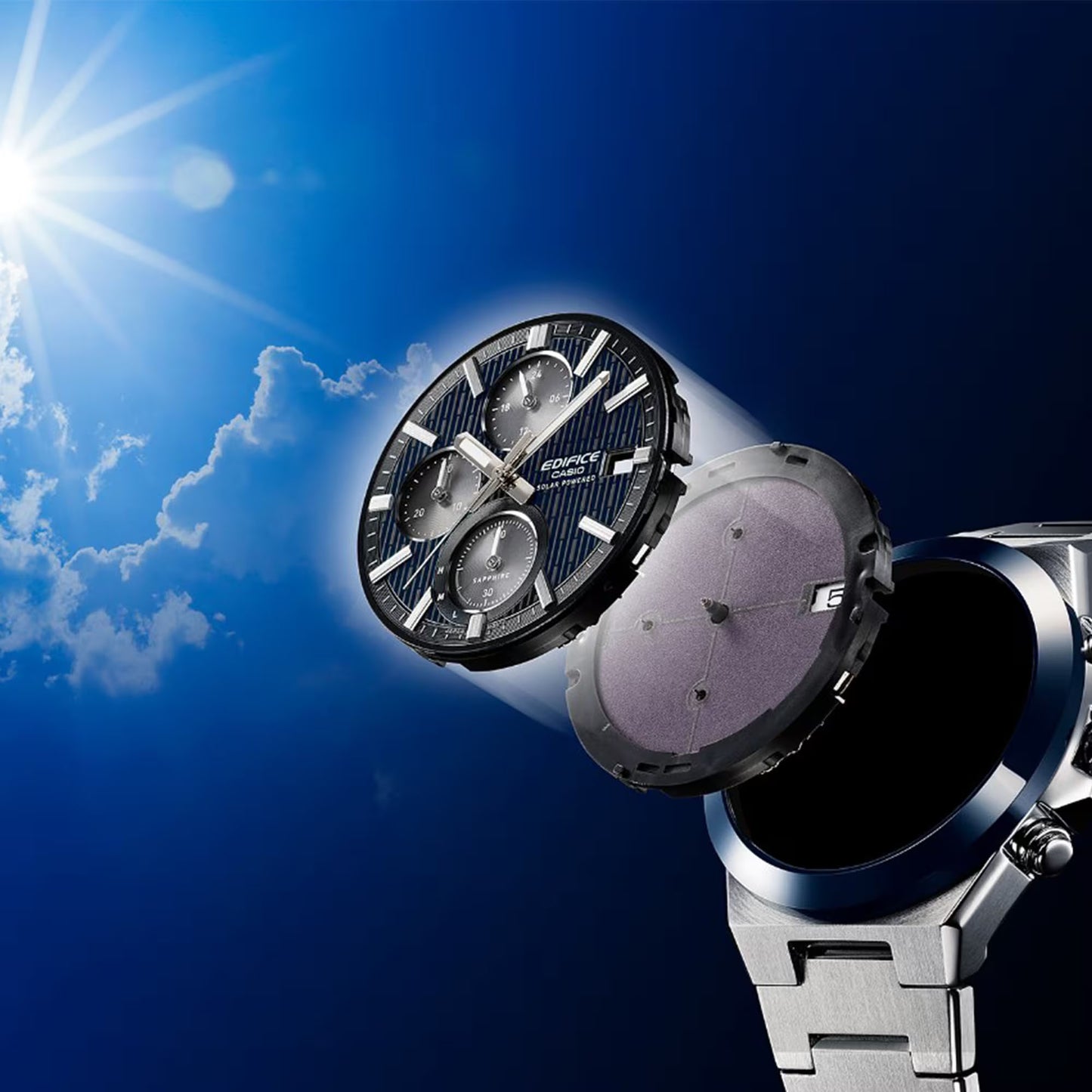 Ceas bărbătesc Casio Edifice Solar Chronograph EFS-S650D-3AEF