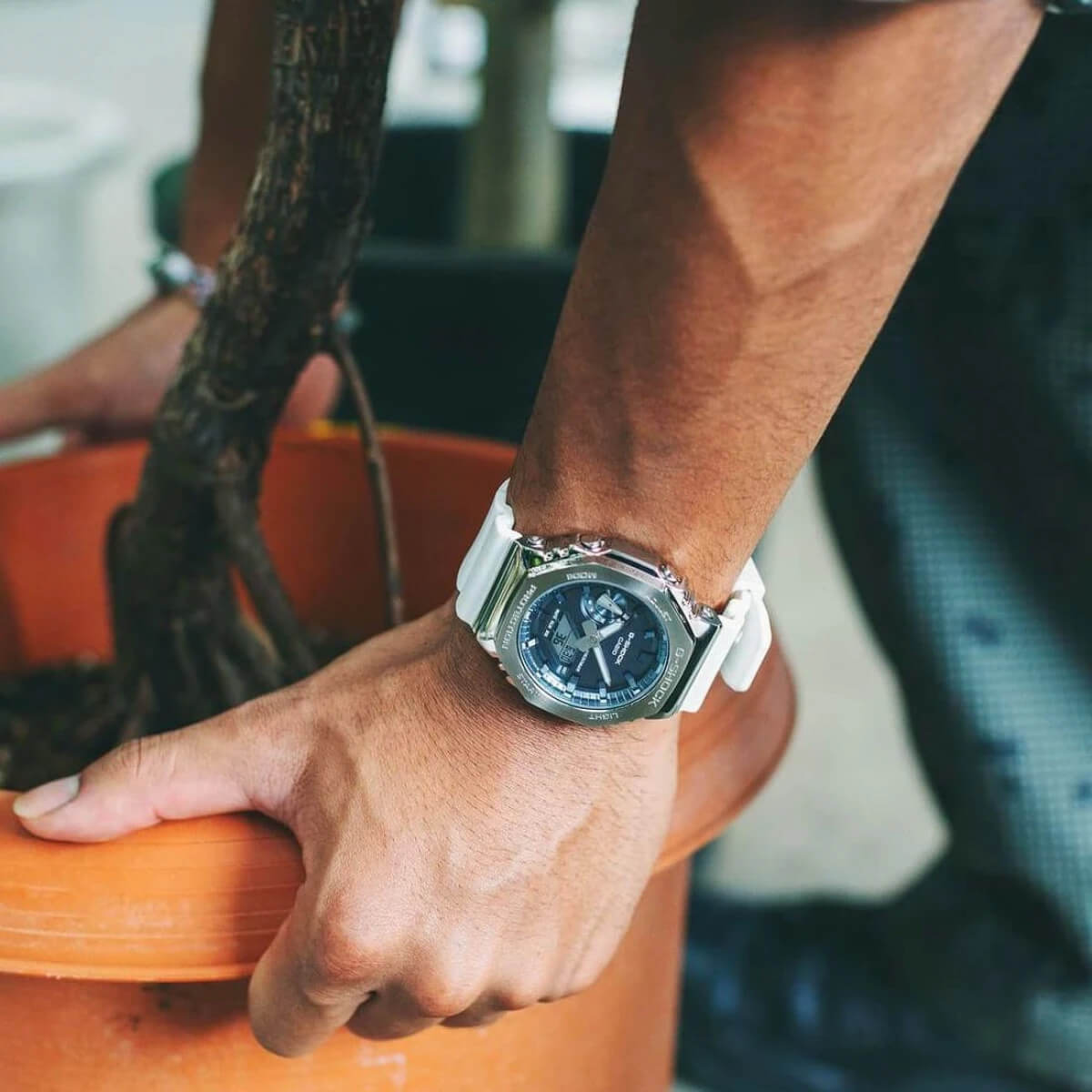 Ceas bărbătesc Casio G-Shock GM-2100WS-7AER