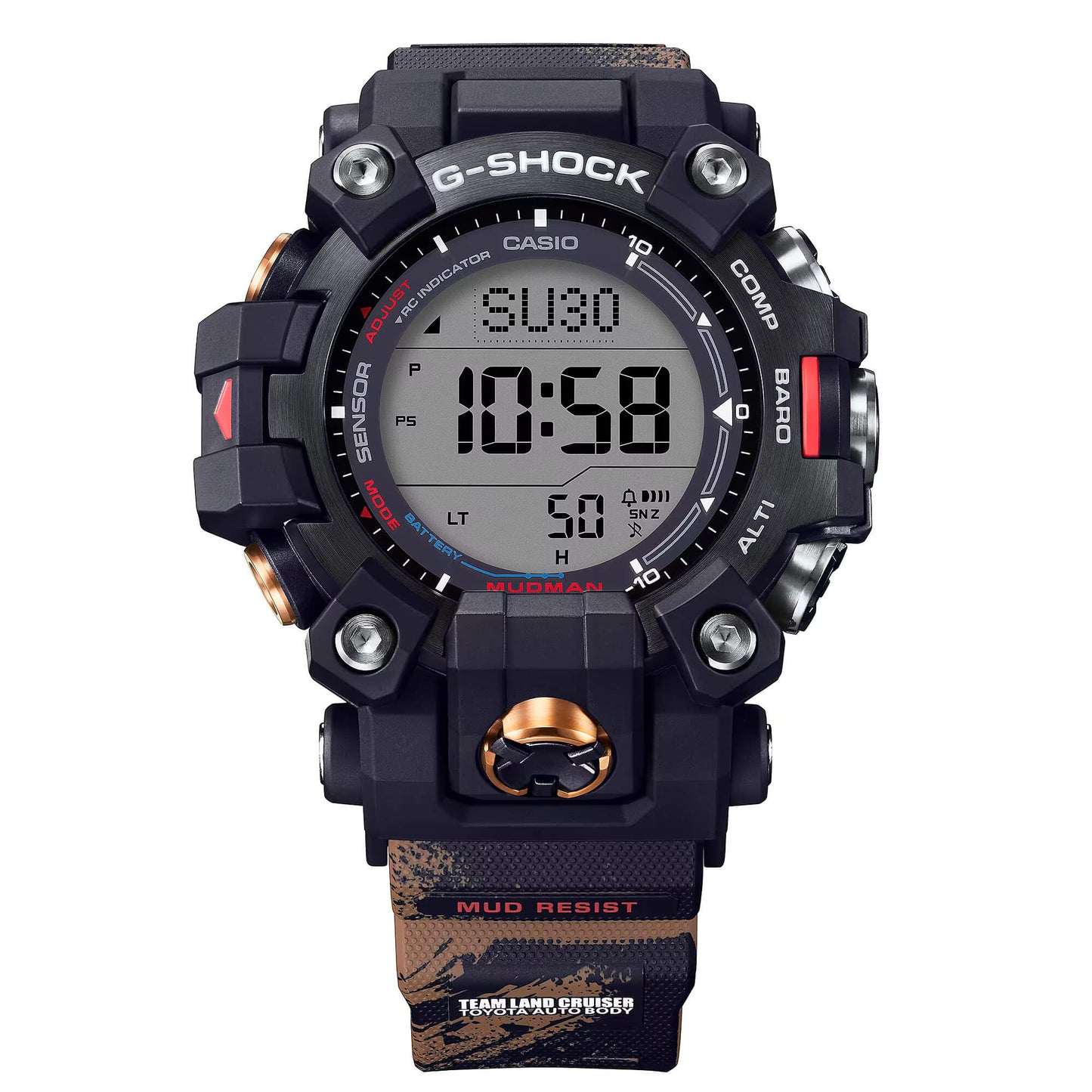 Ceas bărbătesc Casio G-SHOCK Mudman Team Land Cruiser Limited GW-9500TLC-1ER