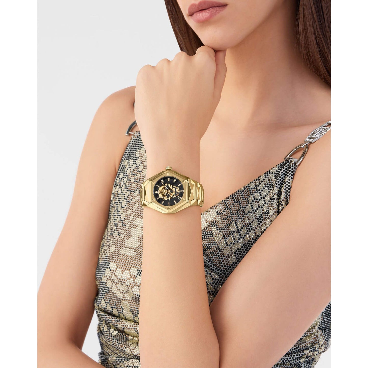 Ceas de damă Philipp Plein Skull Spikes PWADA0524
