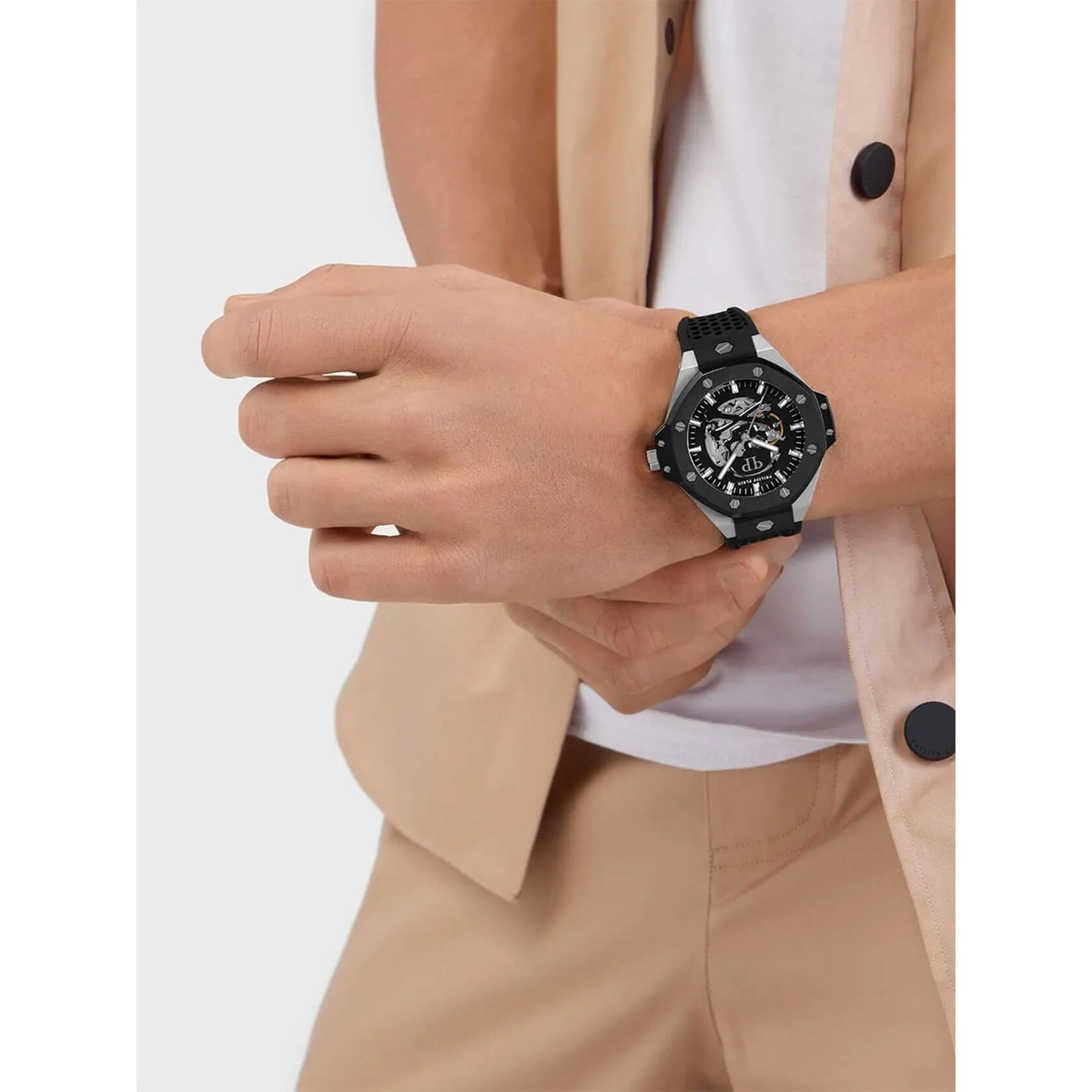 Ceas bărbătesc Philipp Plein Skeleton Royal Automatic PWPFA0824