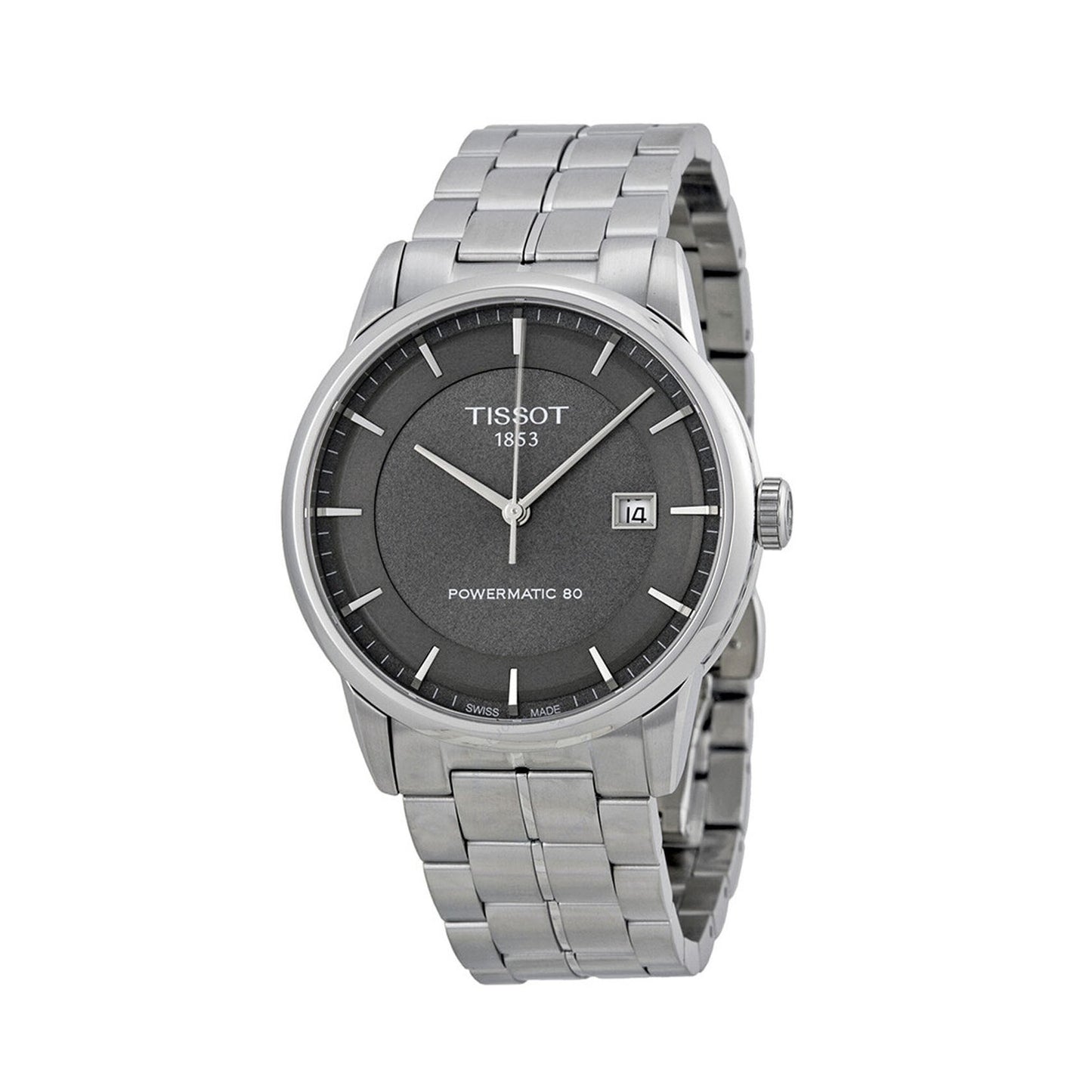 Ceas bărbătesc Tissot Luxury Powermatic 80 Antracit Cadran Automat T086.407.11.061.00
