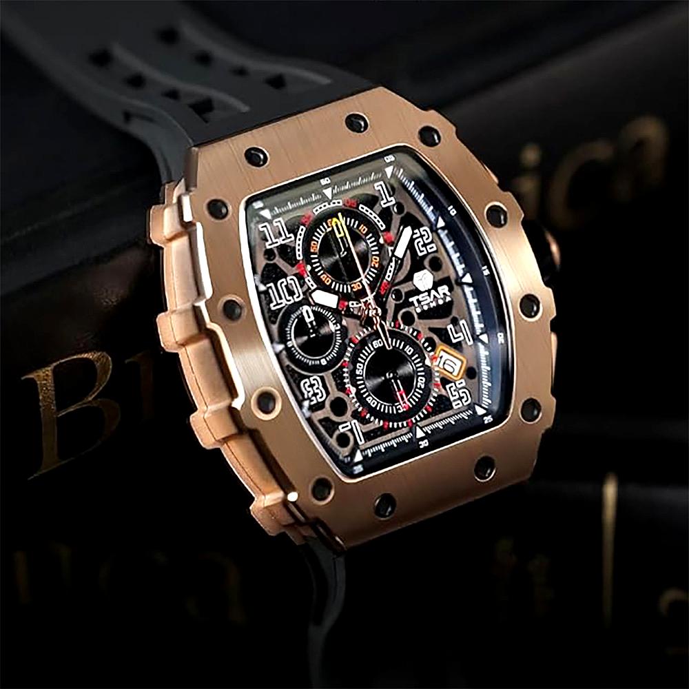 Ceas bărbătesc TSAR BOMBA Gold Limited TB8204Q