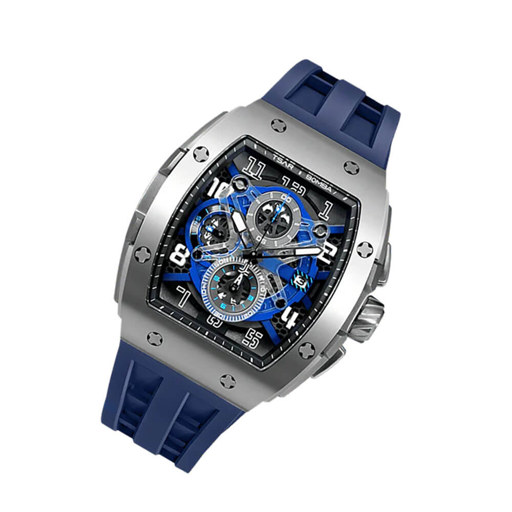 Ceas bărbătesc TSAR BOMBA Ediția Blue Majesty TB8211BS