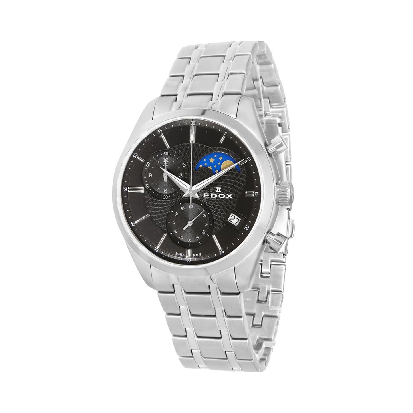 Ceas bărbătesc Edox LES VAUBERTS MOONPHASE CHRONOGRAF