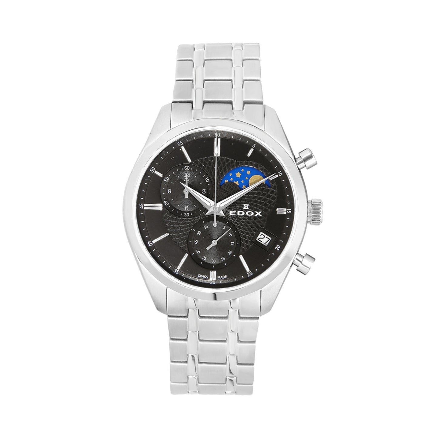 Ceas bărbătesc Edox LES VAUBERTS MOONPHASE CHRONOGRAF