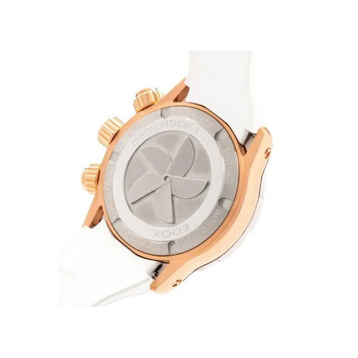 Ceas de damă Edox Chronograph Ceramic 10225-37RB-BIR CO-1