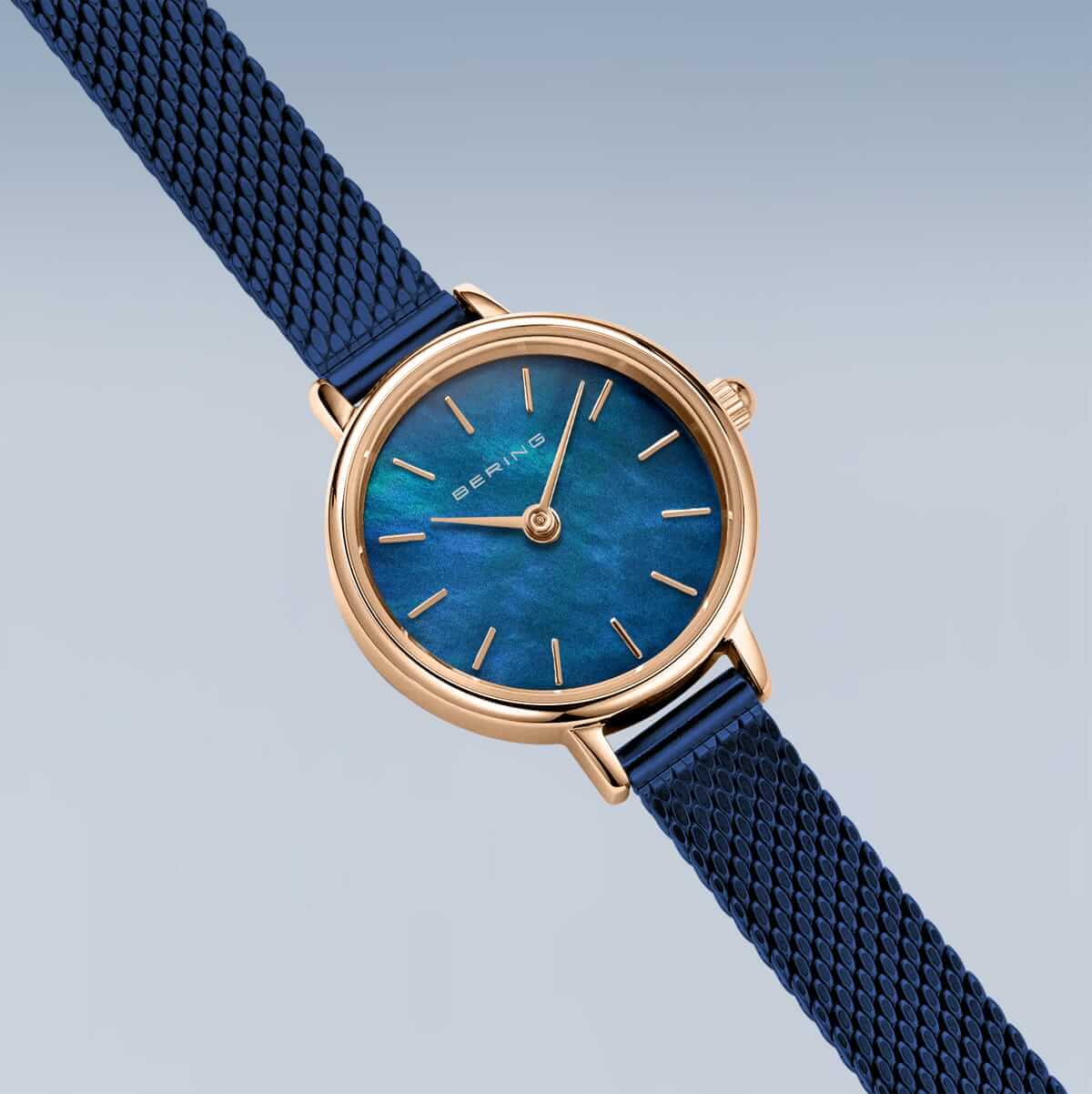 Ceas de damă Bering Classic, auriu roz lustruit, 11022-367