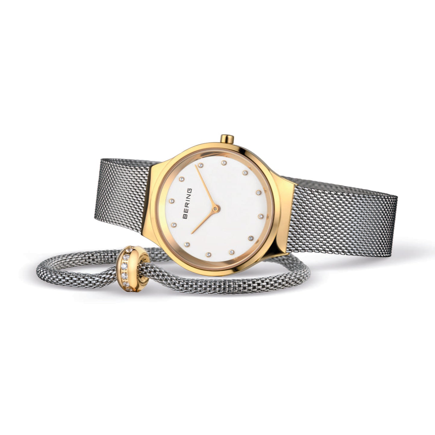 Set ceas și brățară de damă Bering Classic 12131-010-190-GWP1