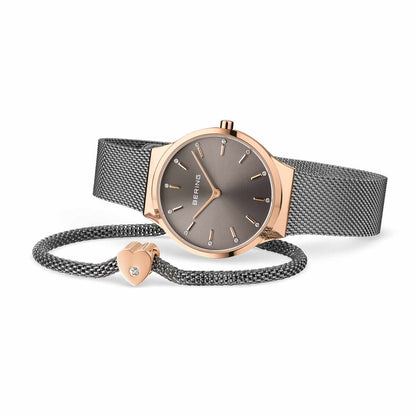 Set ceas și brățară de damă Bering Classic 12131-369-GWP