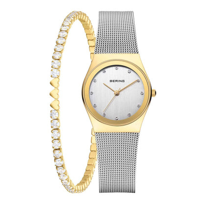 Set ceas și brățară de damă Bering Classic 12927-001-GWP