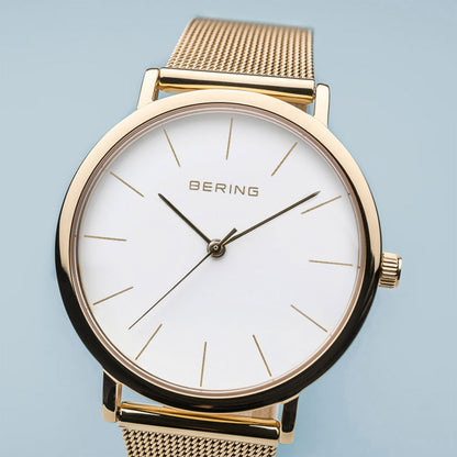 Ceas de damă Bering Classic Gold 13436-334