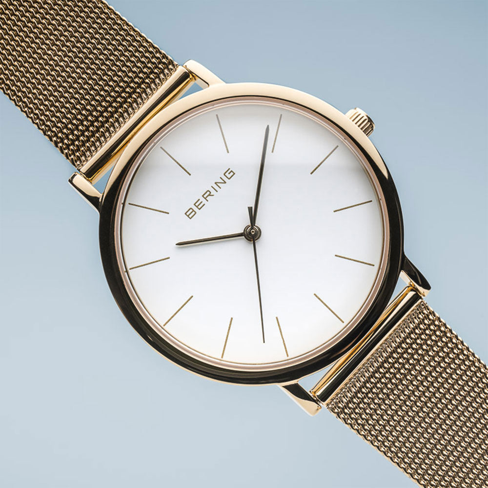 Ceas de damă Bering Classic Gold 13436-334