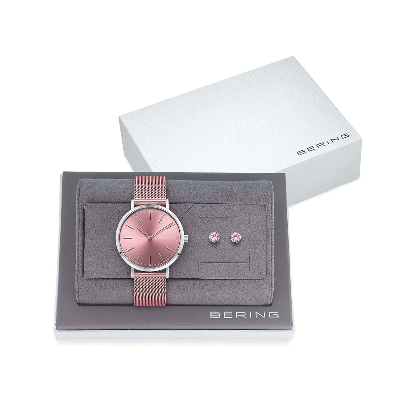 Set ceas și cercei de damă Bering Classic 14134-999-GWP