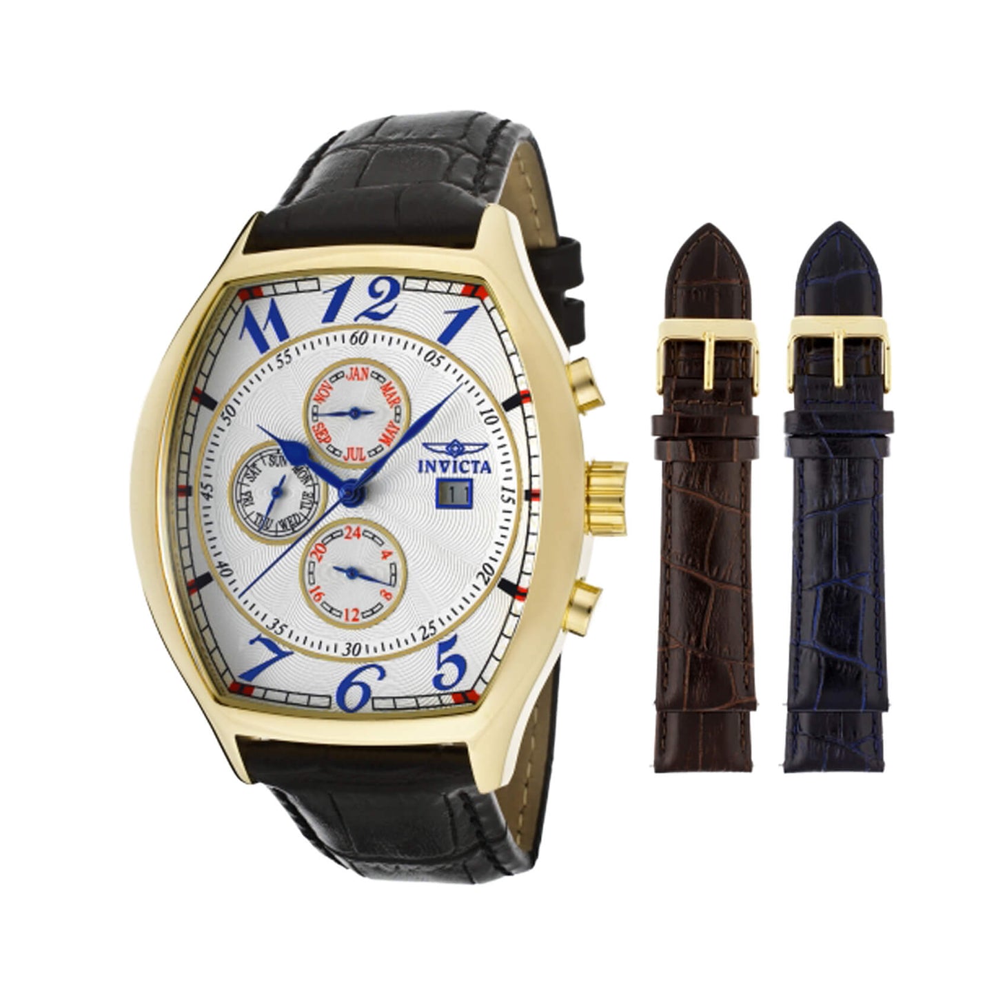 Ceas bărbătesc Invicta Specialty Royal Twist cu 3 curea 14330