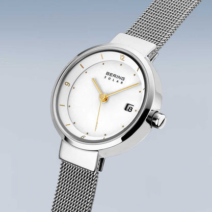 Ceas de damă Bering Slim Solar 14426-001