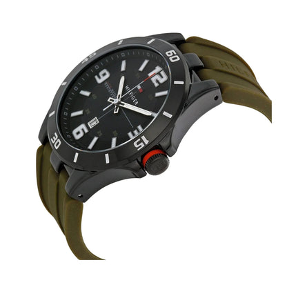 Ceas bărbătesc Tommy Hilfiger Drew cu cadran negru 1791065