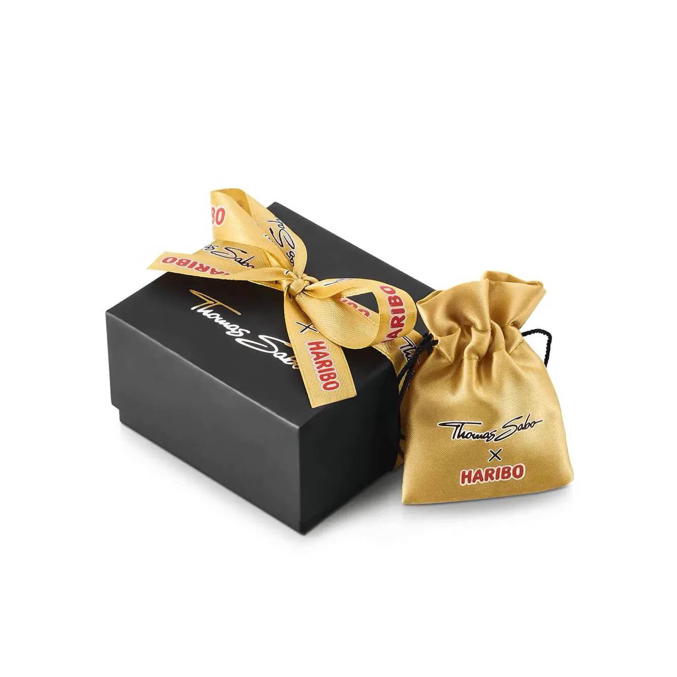 Inel Thomas Sabo x HARIBO Mini Silver Goldbear cu zirconiu, argintiu, EU56