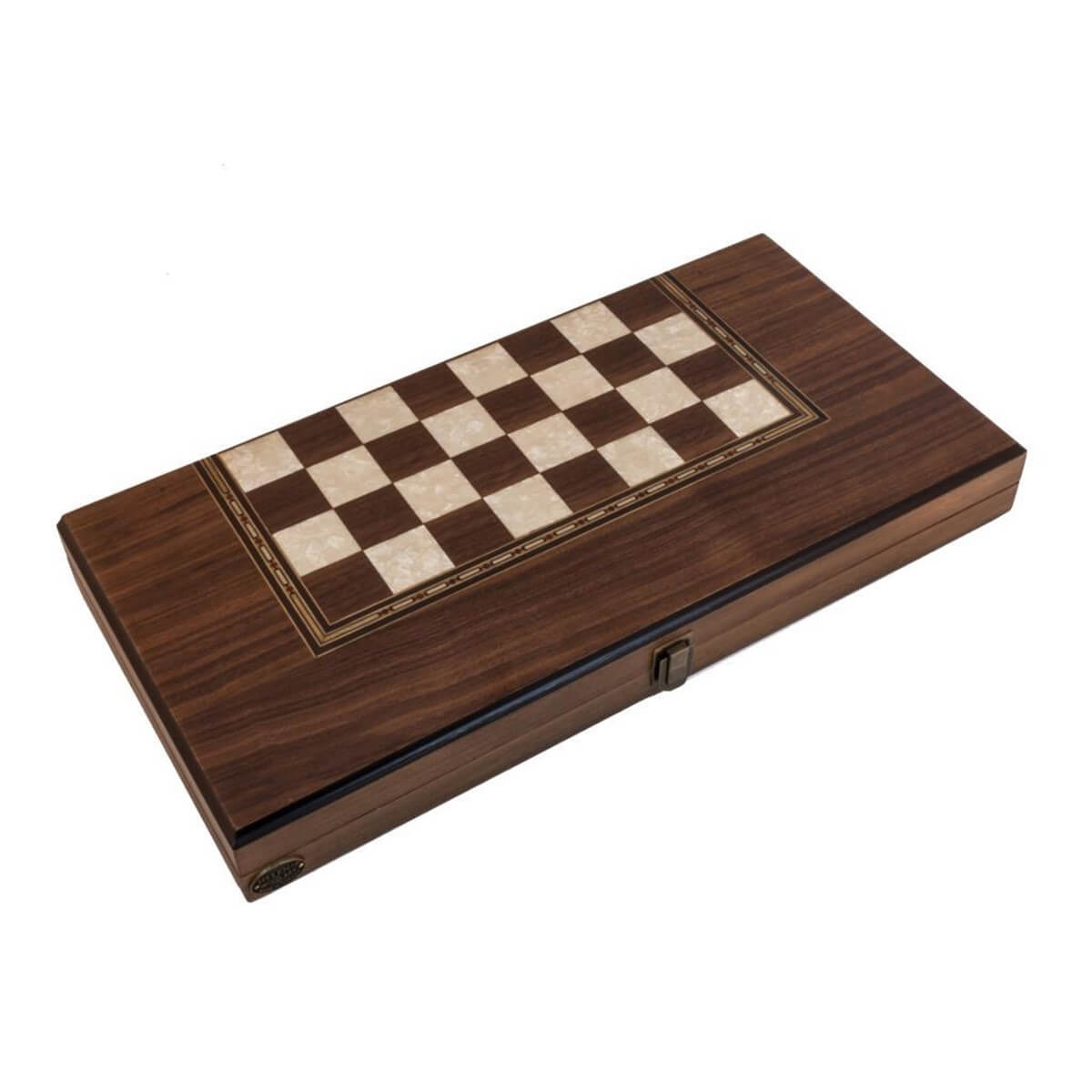 Tăblie de pat din furnir de nuc Eco Classic lucrată manual