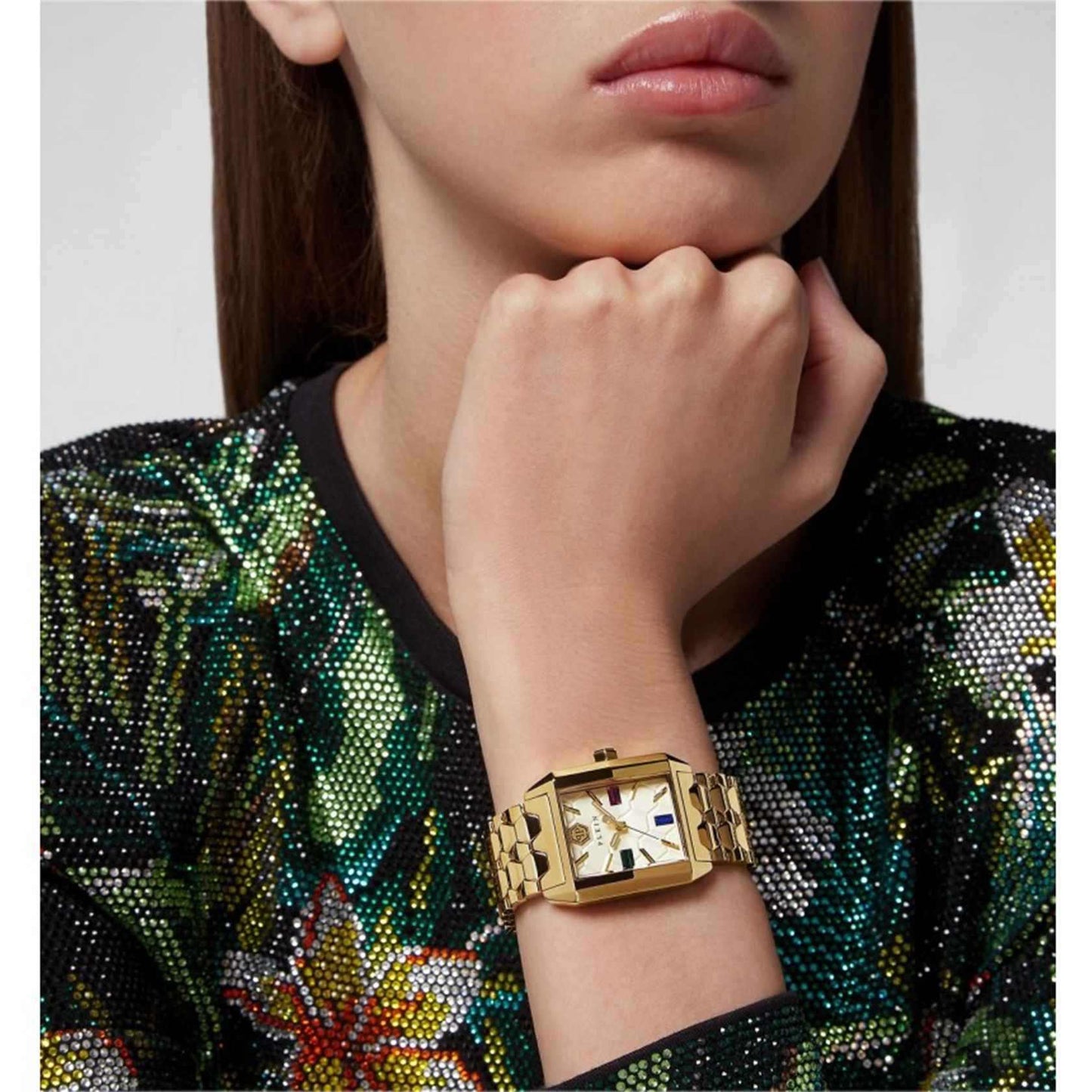 Ceas de damă Philipp Plein OFFSHORE SQUARE PWMAA0522