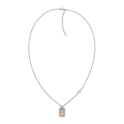 Colier Tommy Hilfiger din aur roz și zirconiu 2780577