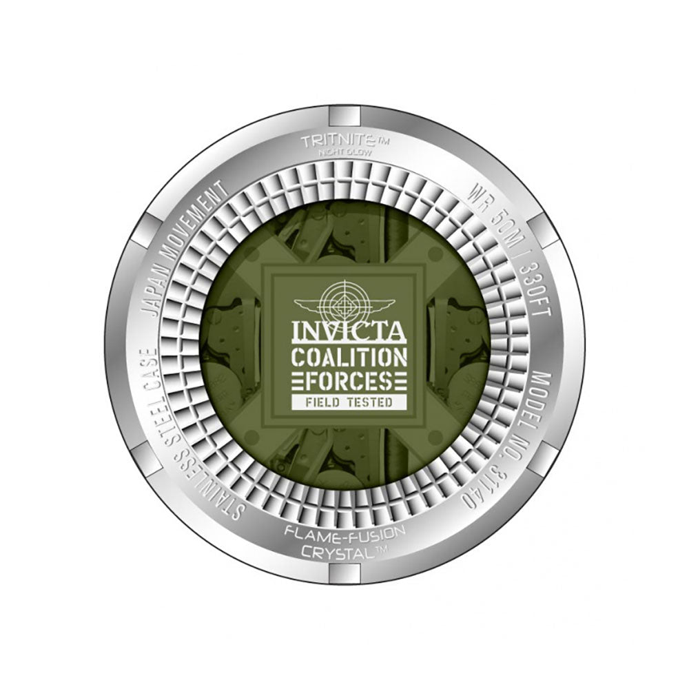 Ceas bărbătesc Invicta Coalition Forces Field cu 4 fusuri orare și cronograf