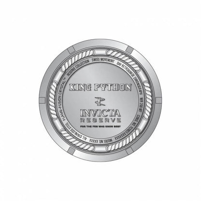 Ceas bărbătesc Invicta King Python Reserve, fabricat în Elveția