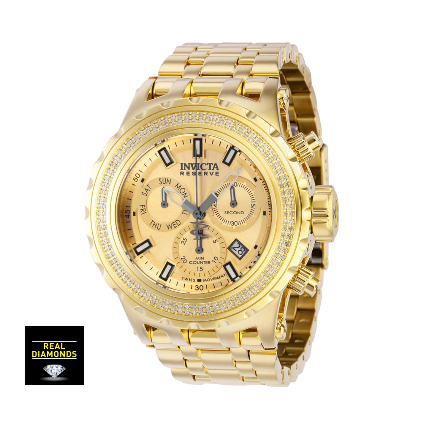 Ceas bărbătesc Invicta Reserve Specialty Subaqua 0.71 carate 168 diamante elvețiene 37325