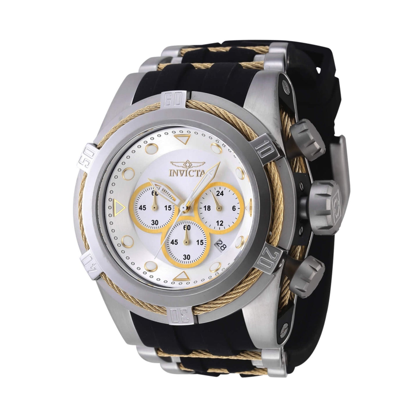 Ceas bărbătesc Invicta Bolt Zeus Gold Steel 46467