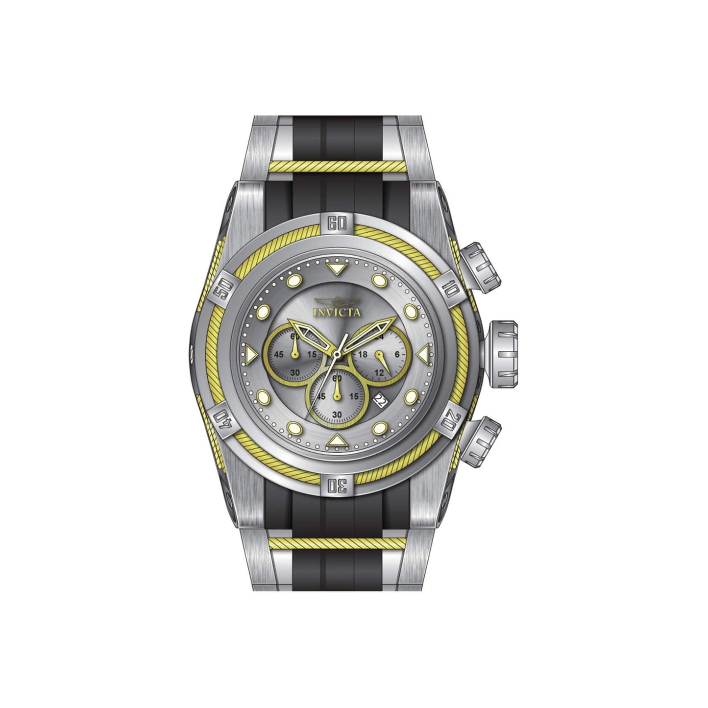 Ceas bărbătesc Invicta Bolt Zeus Gold Steel 46467