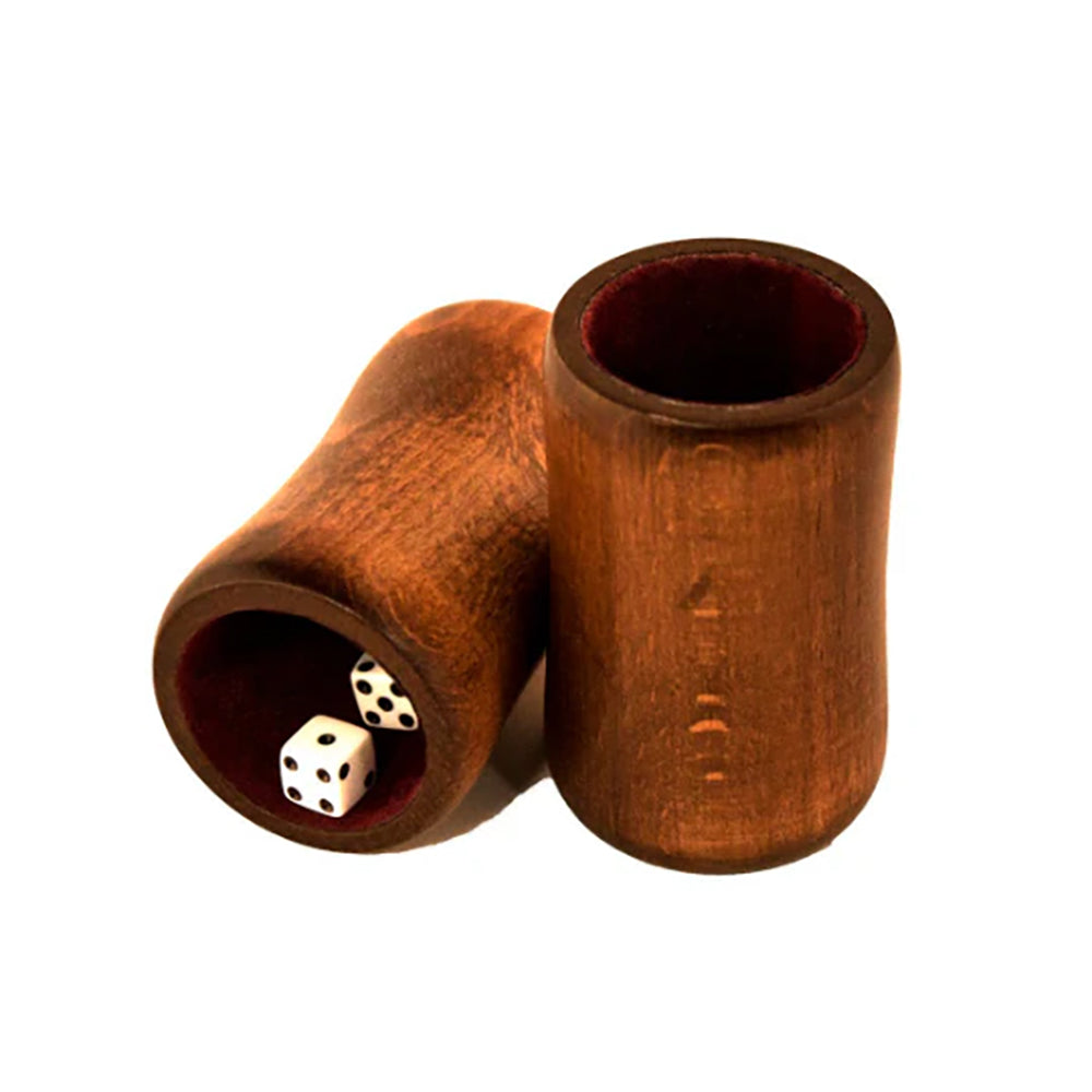 Set de dame, cupe și zaruri pentru table 35 mm
