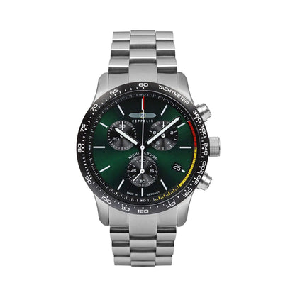 Ceas bărbătesc Zeppelin Night Cruise Set Chronograph 7288M-4