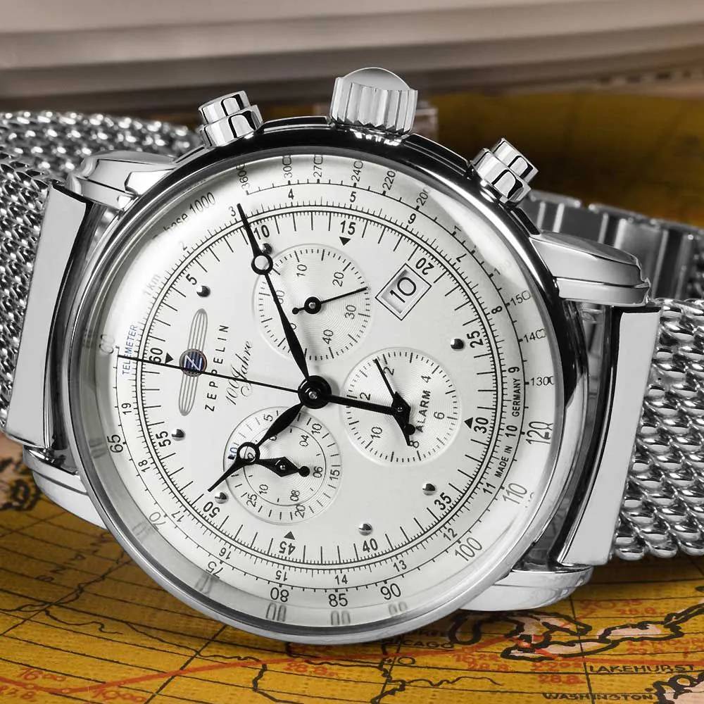 Ceas barbatesc Zeppelin 100 Jahre Alarm