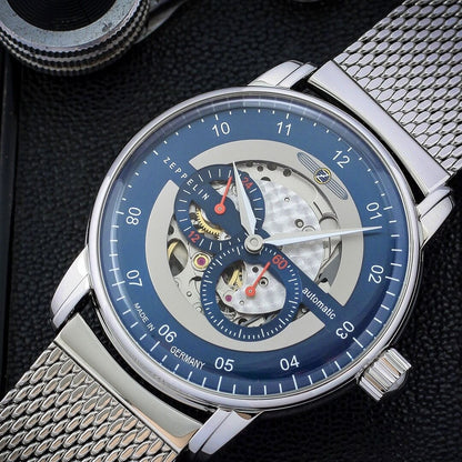 Ceas bărbătesc Zeppelin New Captain's Line Automatic 8664M3