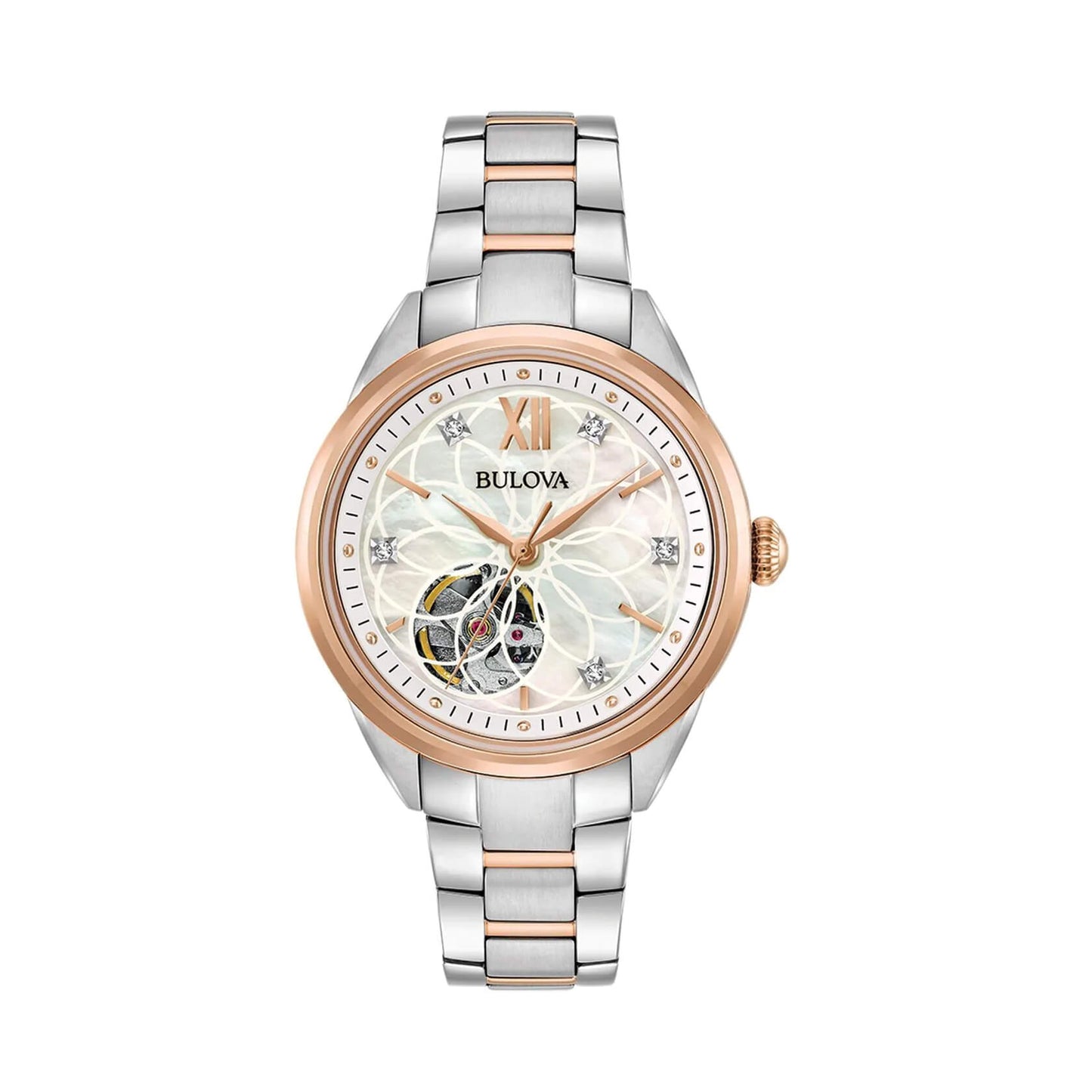 Ceas de damă Bulova Sutton Diamond Automatic 98P170