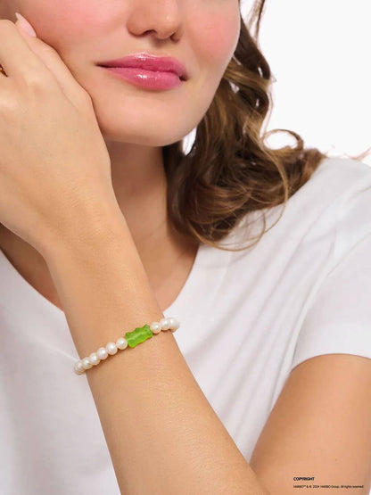 Brățară Thomas Sabo x HARIBO Goldbears Pearl Limited A2154-017-6-L15
