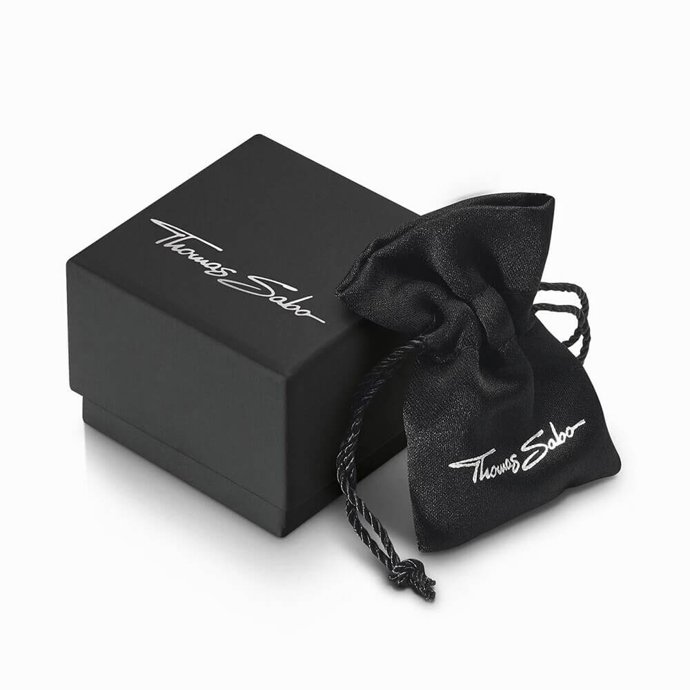 Inel Thomas Sabo cu șarpe și romantism tentant, placat cu aur de 18k, EU54