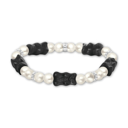 Brățară Thomas Sabo x HARIBO cu 5 ursuleți Goldbears Pearl Limited A2170-052-11-L15