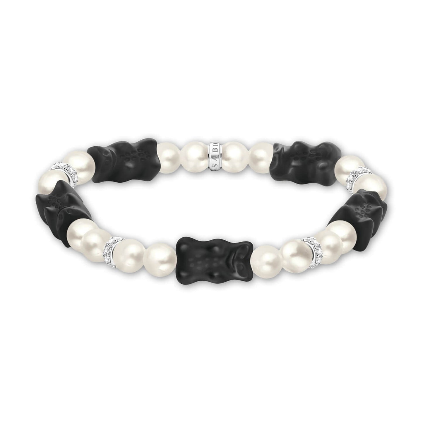 Brățară Thomas Sabo x HARIBO cu 5 ursuleți Goldbears Pearl Limited A2170-052-11-L17