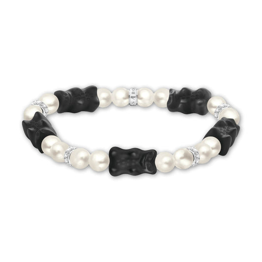 Brățară Thomas Sabo x HARIBO cu 5 ursuleți Goldbears Pearl Limited A2170-052-11-L17