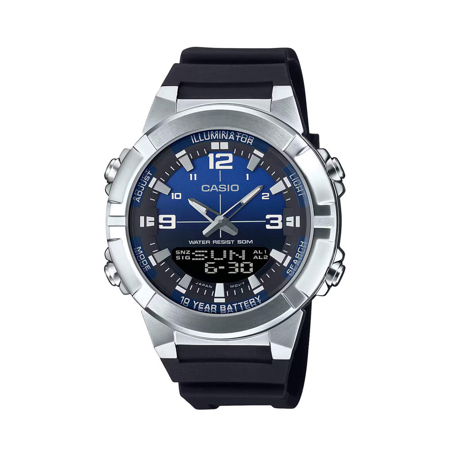 Ceas bărbătesc Casio AMW-870A-2AVDF Iluminator
