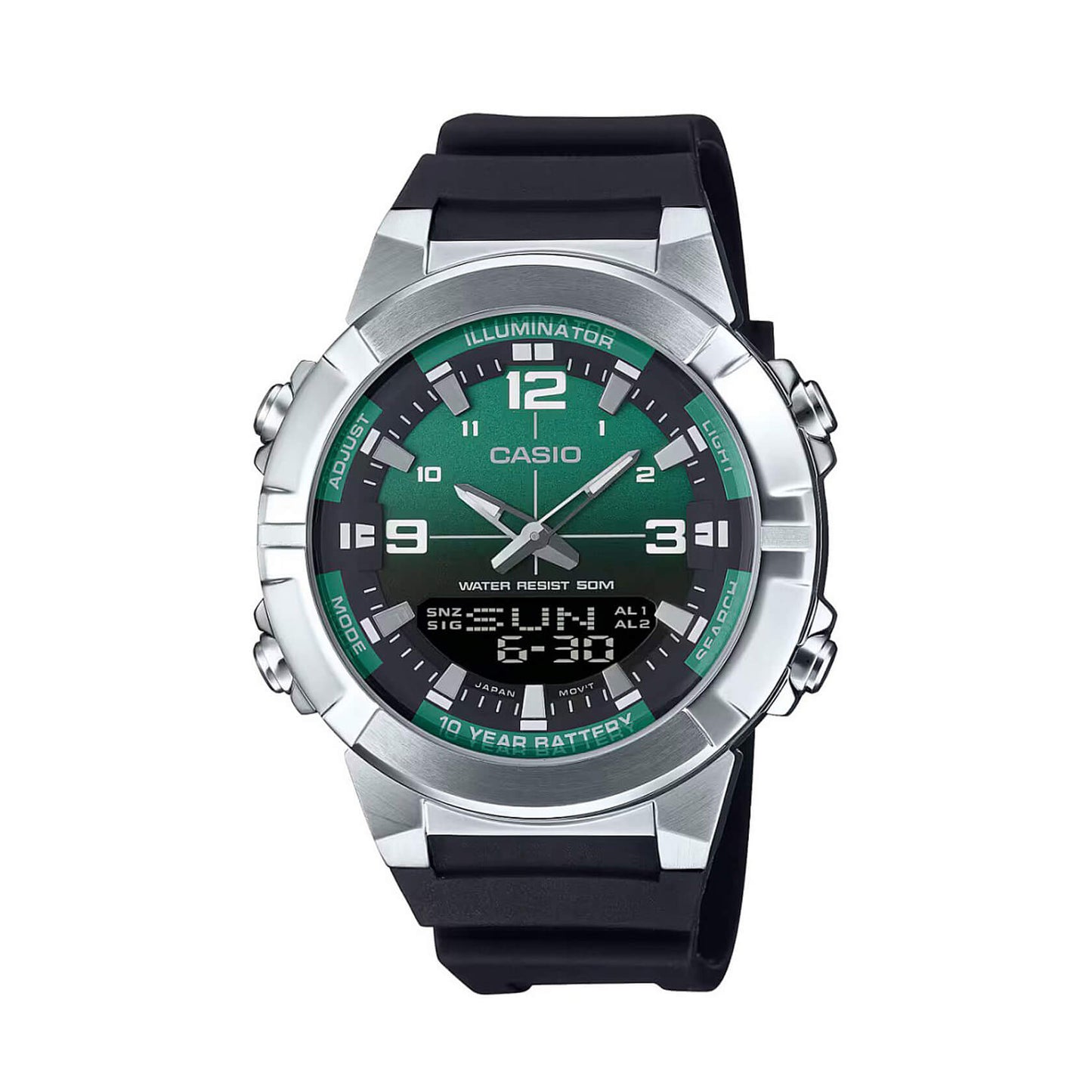 Ceas bărbătesc Casio AMW-870A-3AVDF Iluminator