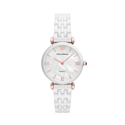 Ceas de damă Emporio Armani Ceramica Gianni T-Bar AR1486