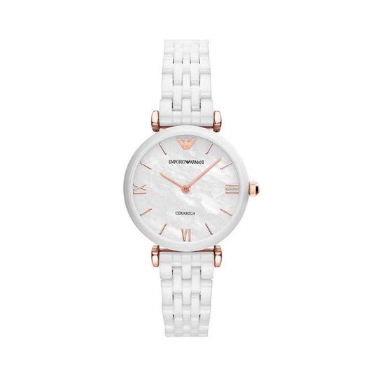 Ceas de damă Emporio Armani Ceramica Gianni T-Bar AR1486