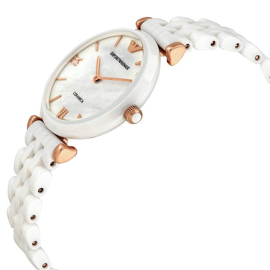 Ceas de damă Emporio Armani Ceramica Gianni T-Bar AR1486