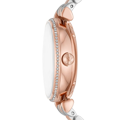 Ceas de damă Emporio Armani Meccanico Gianni T-Bar automat AR60049