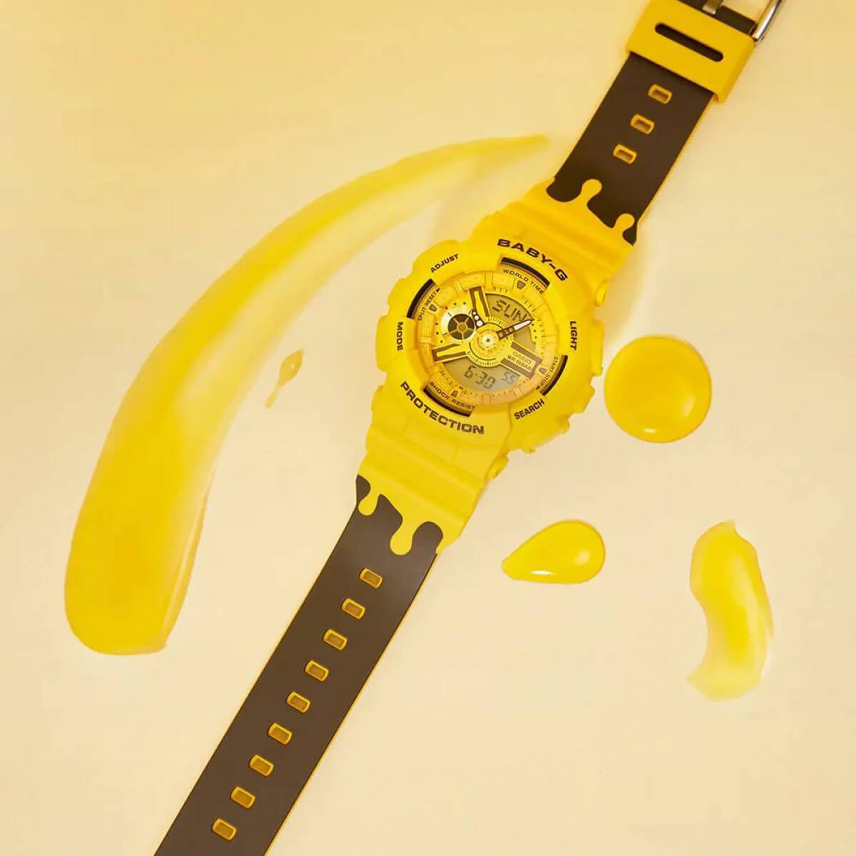 Ceas de damă Casio Baby-G Summer Lovers Honey Series, ediție limitată BA-110XSLC-9AER