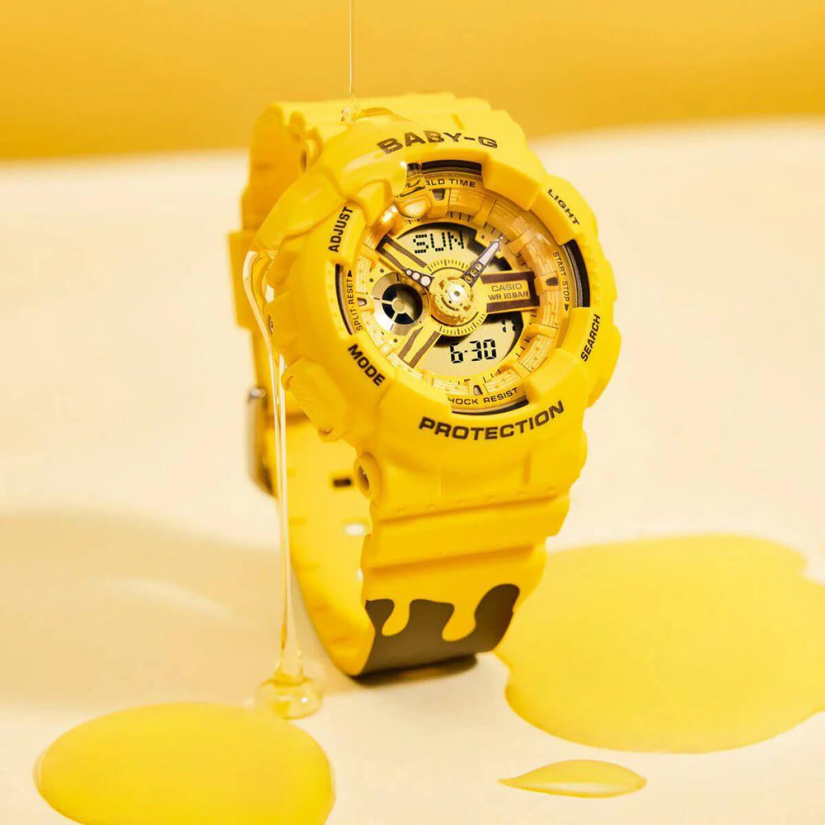 Ceas de damă Casio Baby-G Summer Lovers Honey Series, ediție limitată BA-110XSLC-9AER