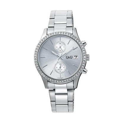 Ceas de damă Q&Q Dual-Time C70A-002PY